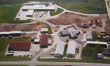 Aerial photo of Cook Lumber